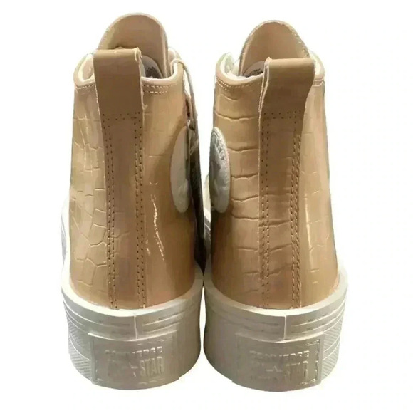 Converse Shoes Womens 8.5 Chuck Taylor All Star Lift Platform Leather High Top - Picture 7 of 11